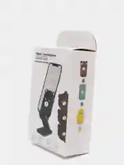 Желтый держатель стационарный для смартфона и планшета "Мультяшки"