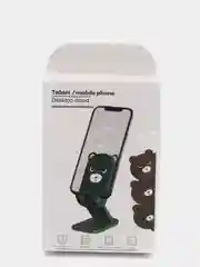Желтый держатель стационарный для смартфона и планшета "Мультяшки"