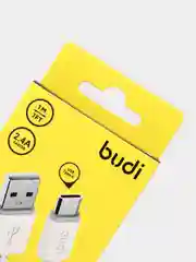 Кабель для зарядки смартфона Budi USB Type-С, 2.4А