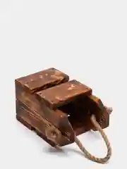 Подарочная подставка для вина, из дерева, ручная работа