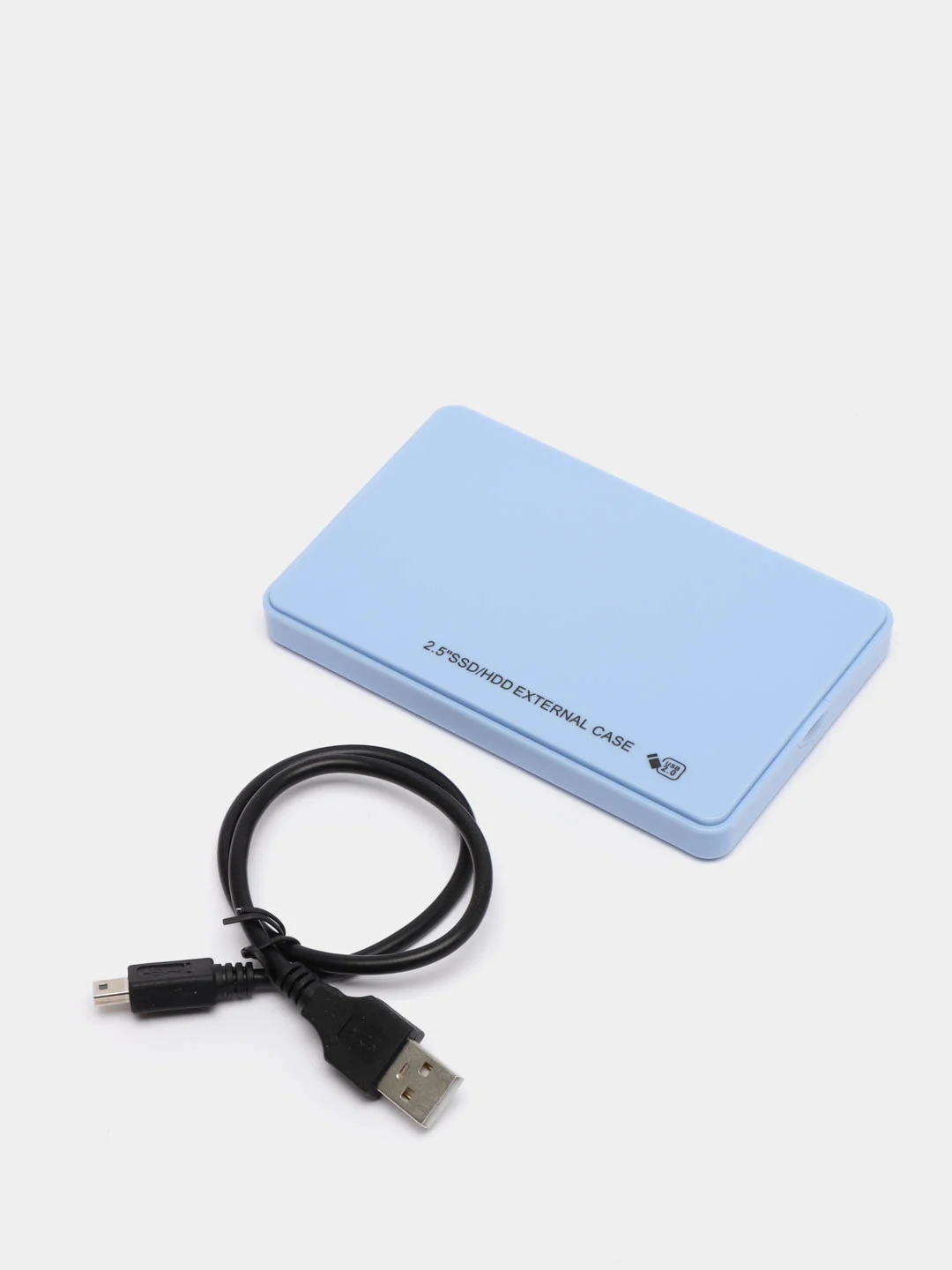 Голубой корпус кейс для жесткого диска U25Q7-X HDD SSD 2,5 с USB 2.0