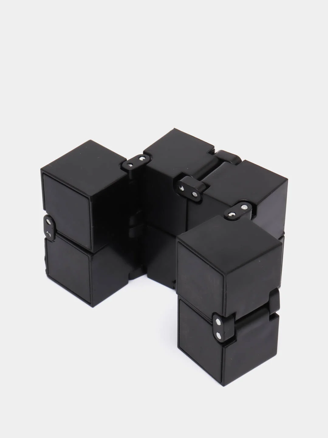 Черный игрушка-антистресс Infinity Cube кубик-трансформер бесконечный конструктор