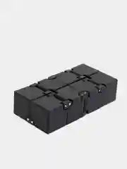 Черный игрушка-антистресс Infinity Cube кубик-трансформер бесконечный конструктор