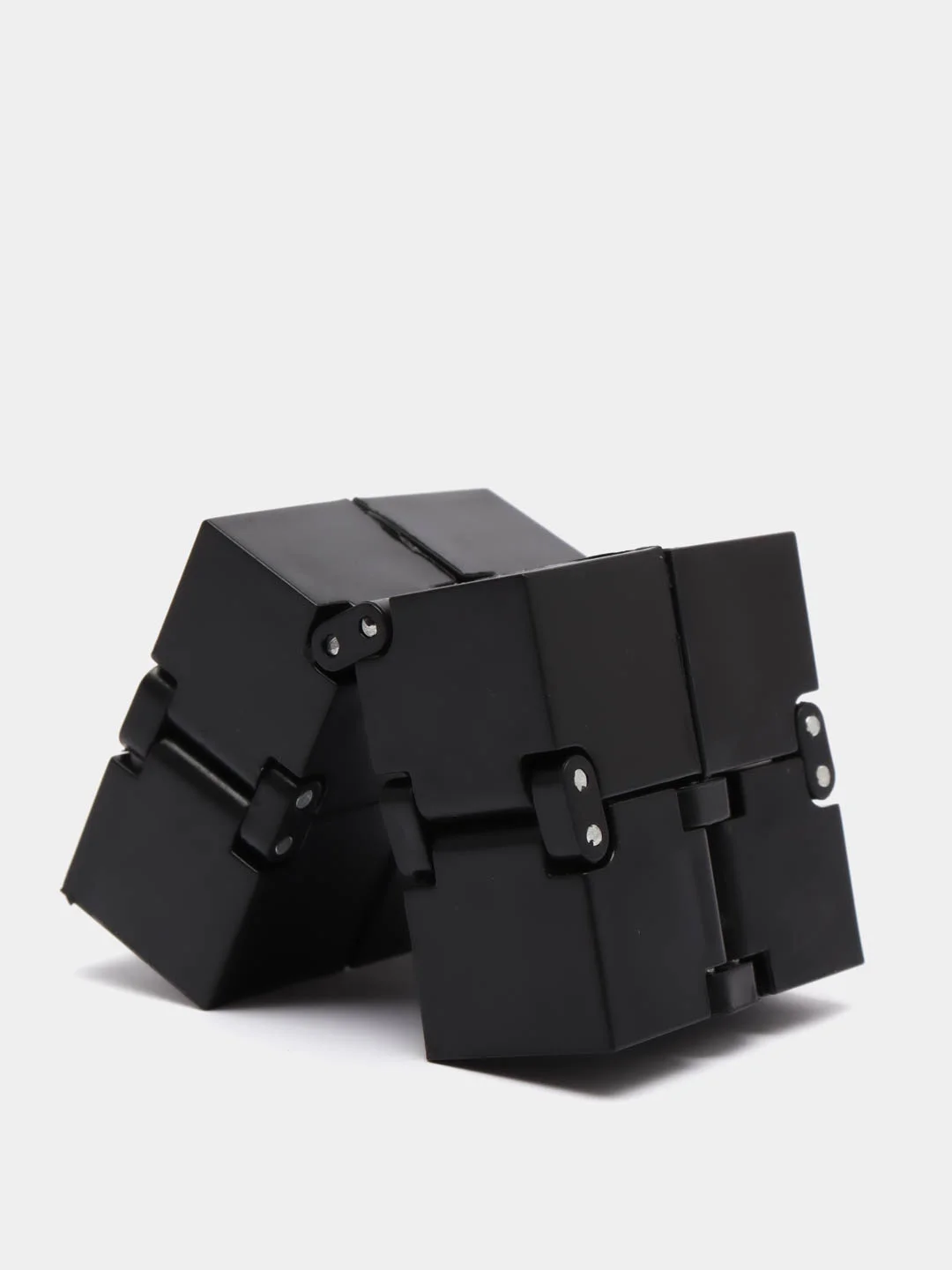 Черный игрушка-антистресс Infinity Cube кубик-трансформер бесконечный конструктор