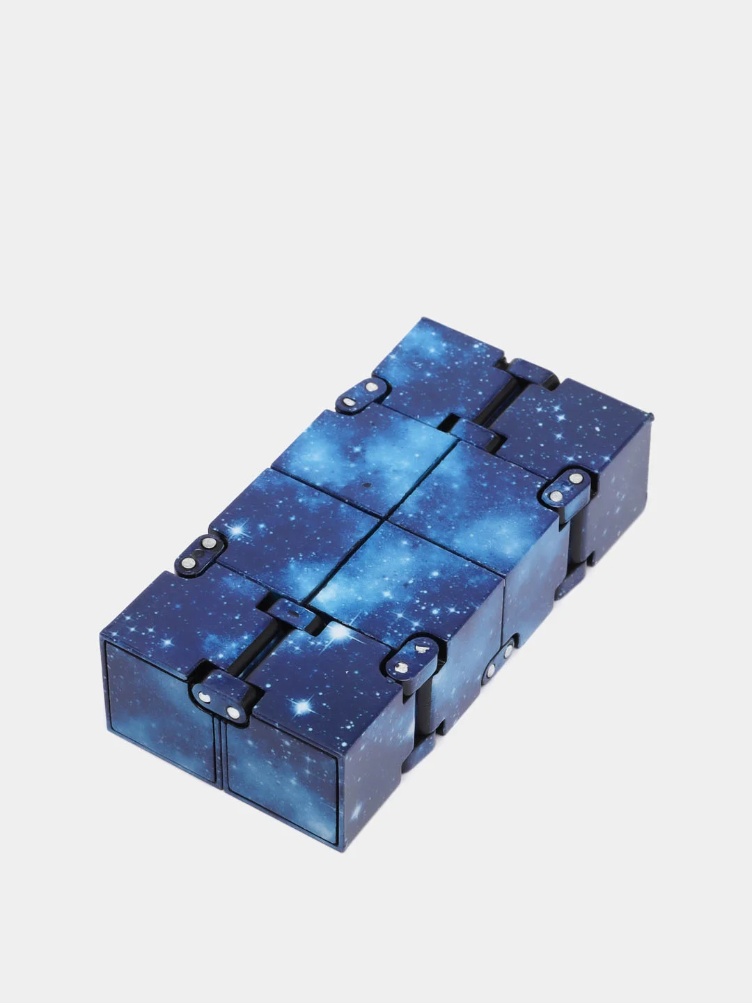 Темно-синий игрушка-антистресс Infinity Cube кубик-трансформер бесконечный конструктор