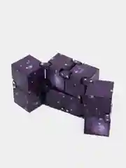 Фиолетовый игрушка-антистресс Infinity Cube кубик-трансформер бесконечный конструктор