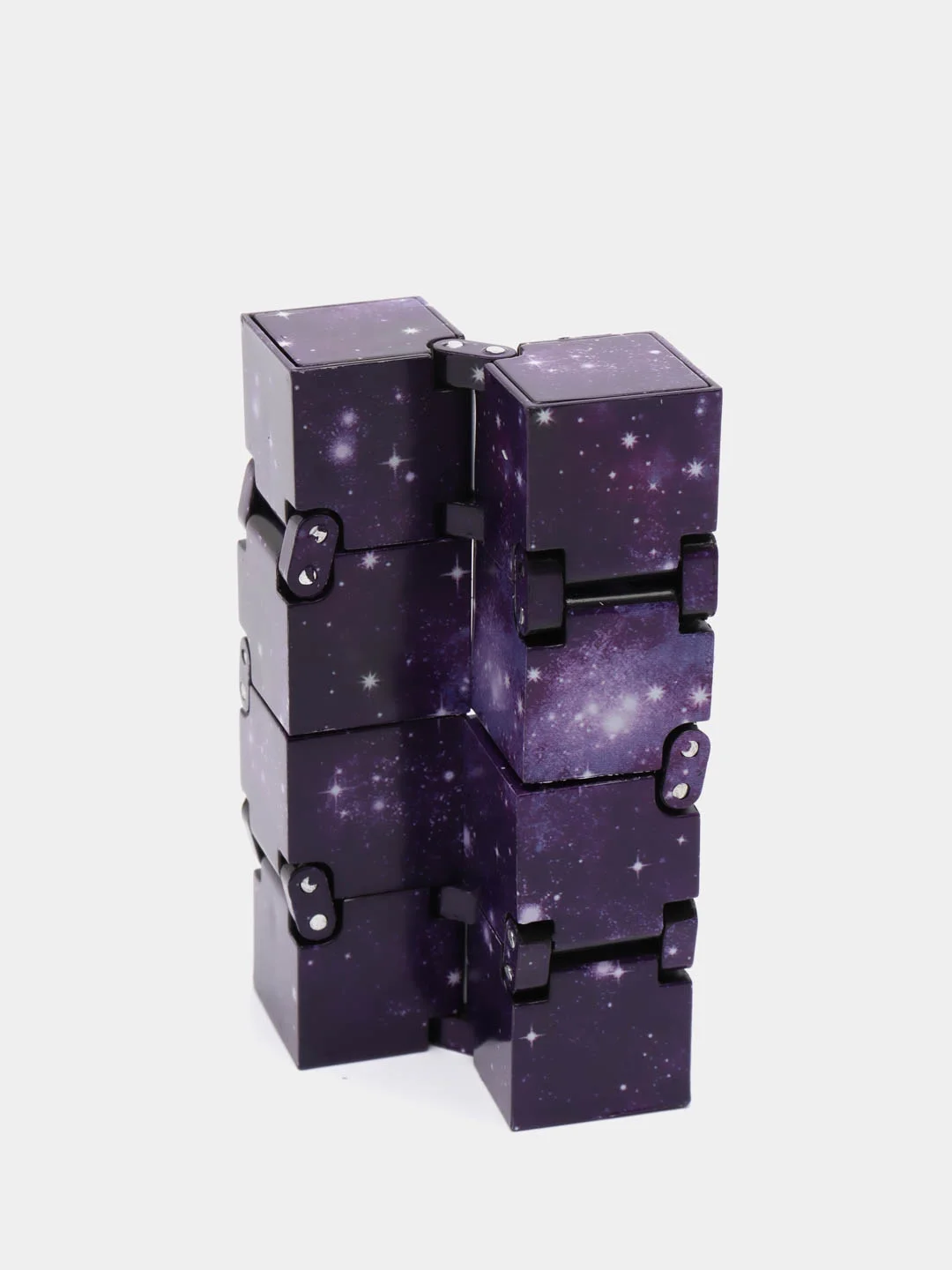 Фиолетовый игрушка-антистресс Infinity Cube кубик-трансформер бесконечный конструктор