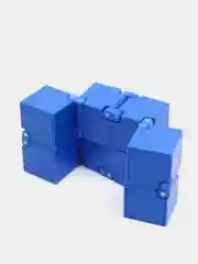 Синий игрушка-антистресс Infinity Cube кубик-трансформер бесконечный конструктор