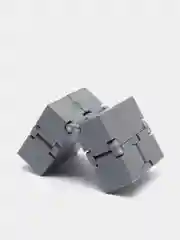 Серый игрушка-антистресс Infinity Cube кубик-трансформер бесконечный конструктор