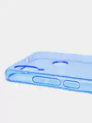 Голубой чехол прозрачный для Xiaomi Redmi Note 7 / Note 7 Pro плотный неоновый с оттенком