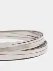 Белый ободок металлический 0,5см
