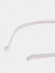 Белый ободок металлический 0,5см