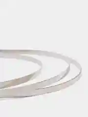 Белый ободок металлический 0,5см