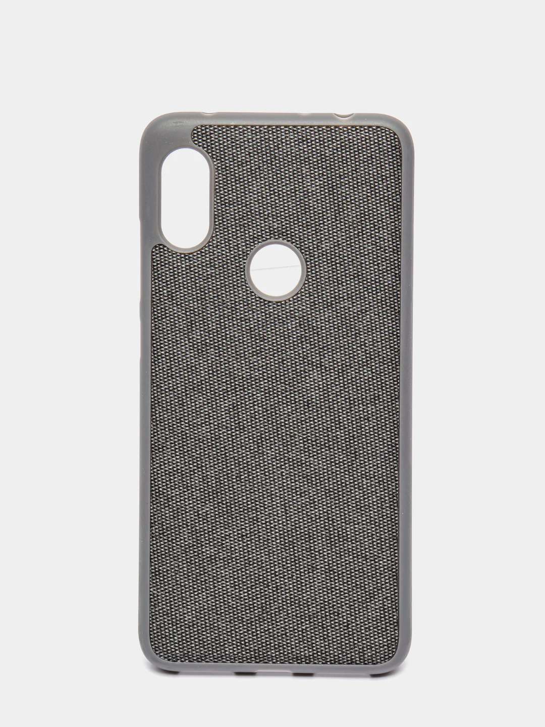 Серый чехол джинсовый Xiaomi Redmi Note 3 / Note 4 / 4X / 5 / 5 Pro / 5A / 5A Prime / Note 6