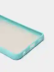 Небесно-голубой чехол с защитой для камеры шторкой на Самсунг Samsung А12 А22 А32 А51 А52 А71 А72