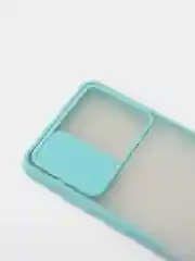 Небесно-голубой чехол с защитой для камеры шторкой на Самсунг Samsung А12 А22 А32 А51 А52 А71 А72