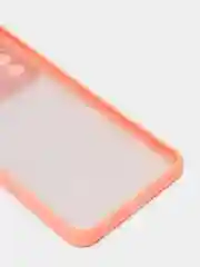 Коралловый меланж чехол с защитой для камеры шторкой на Самсунг Samsung А12 А22 А32 А51 А52 А71 А72