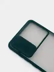 Зеленый чехол с защитой для камеры шторкой на Самсунг Samsung А12 А22 А32 А51 А52 А71 А72