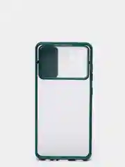Зеленый чехол с защитой для камеры шторкой на Самсунг Samsung А12 А22 А32 А51 А52 А71 А72