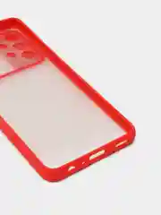 Красный чехол с защитой для камеры шторкой на Самсунг Samsung А12 А22 А32 А51 А52 А71 А72