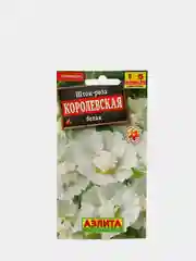 Семена цветов Шток-роза "Королевская белая"