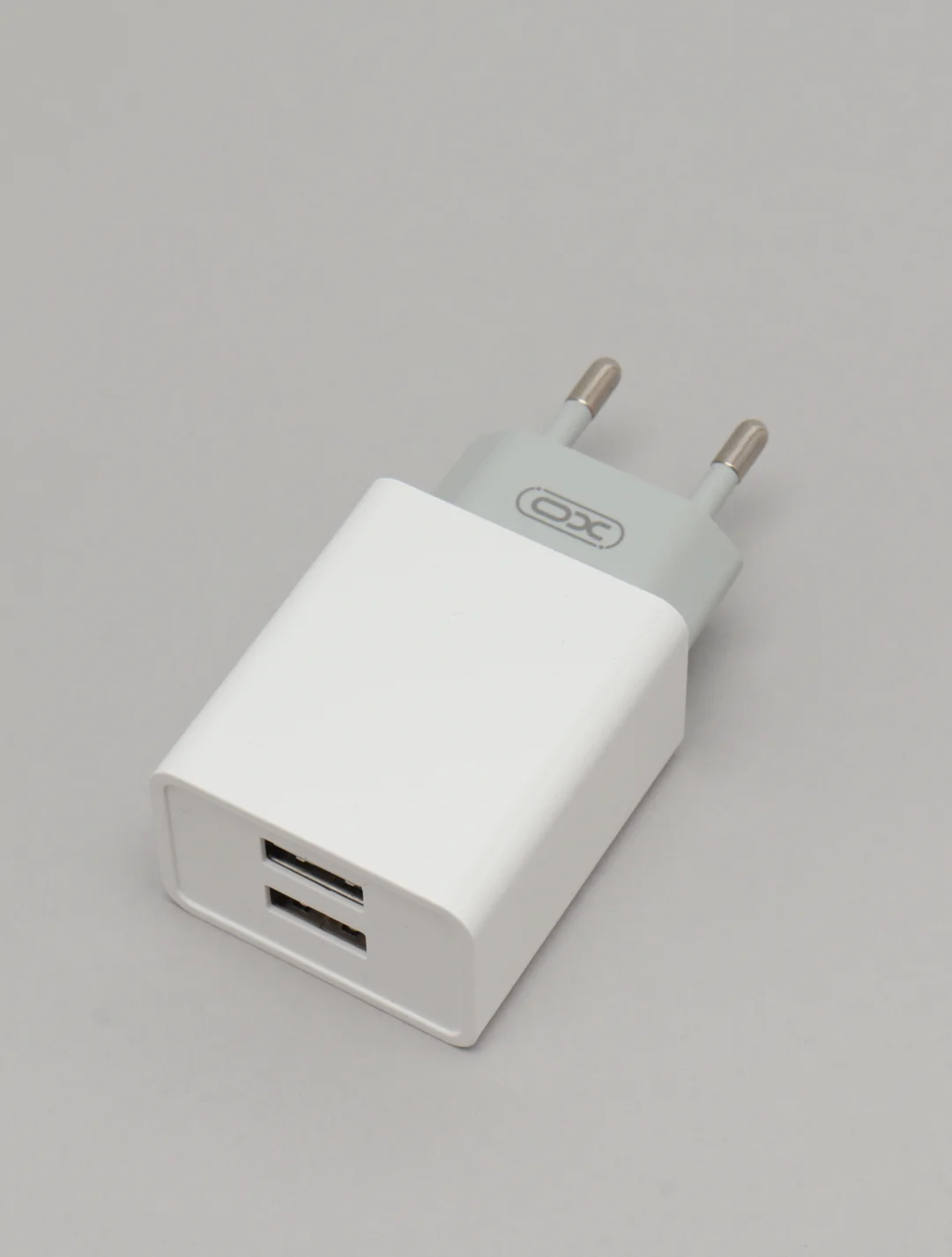 Белый быстрая зарядка для Apple 2.4А 12Вт, 2USB и кабель