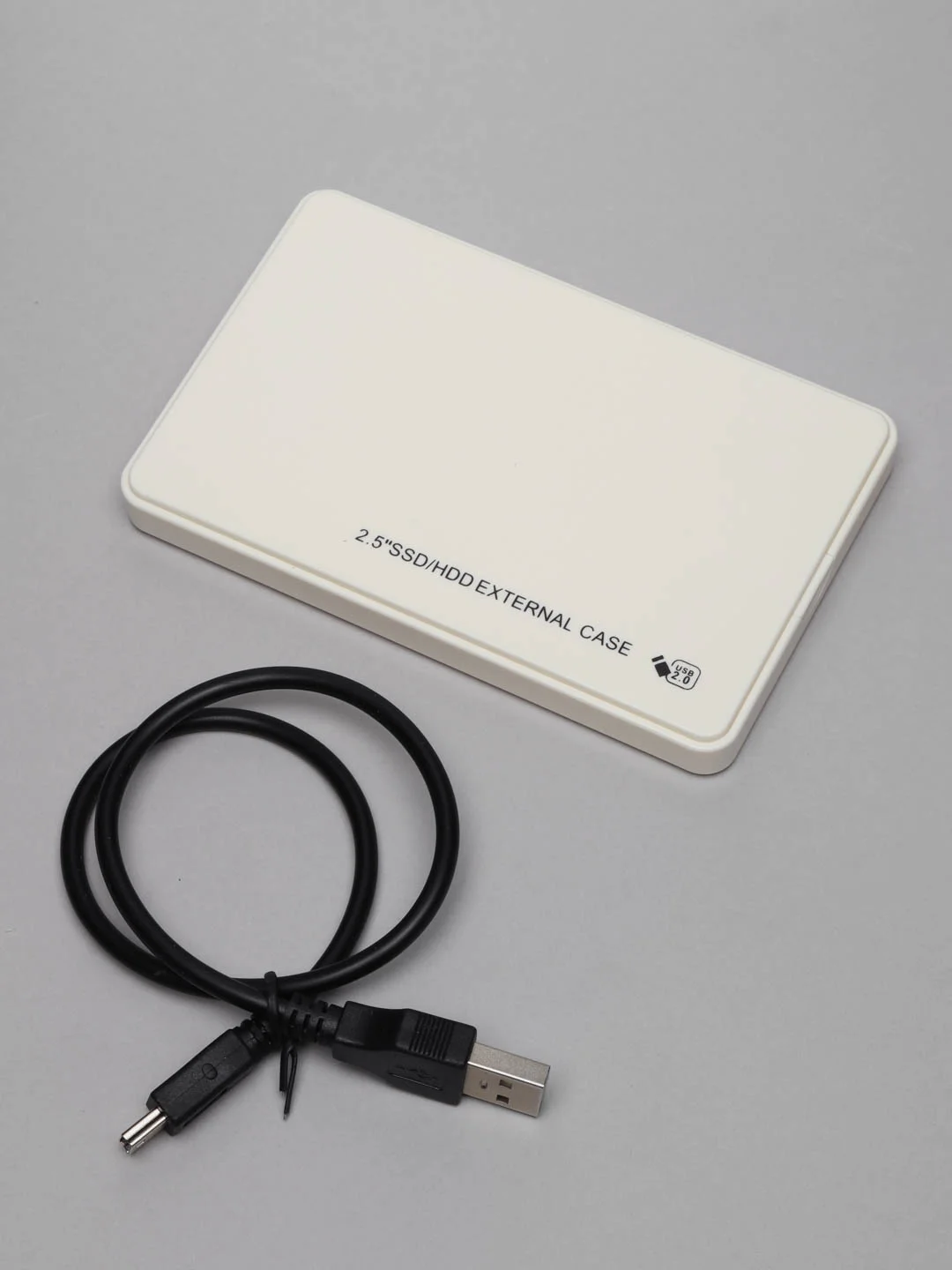 Белый корпус кейс для жесткого диска U25Q7-X HDD SSD 2,5 с USB 2.0