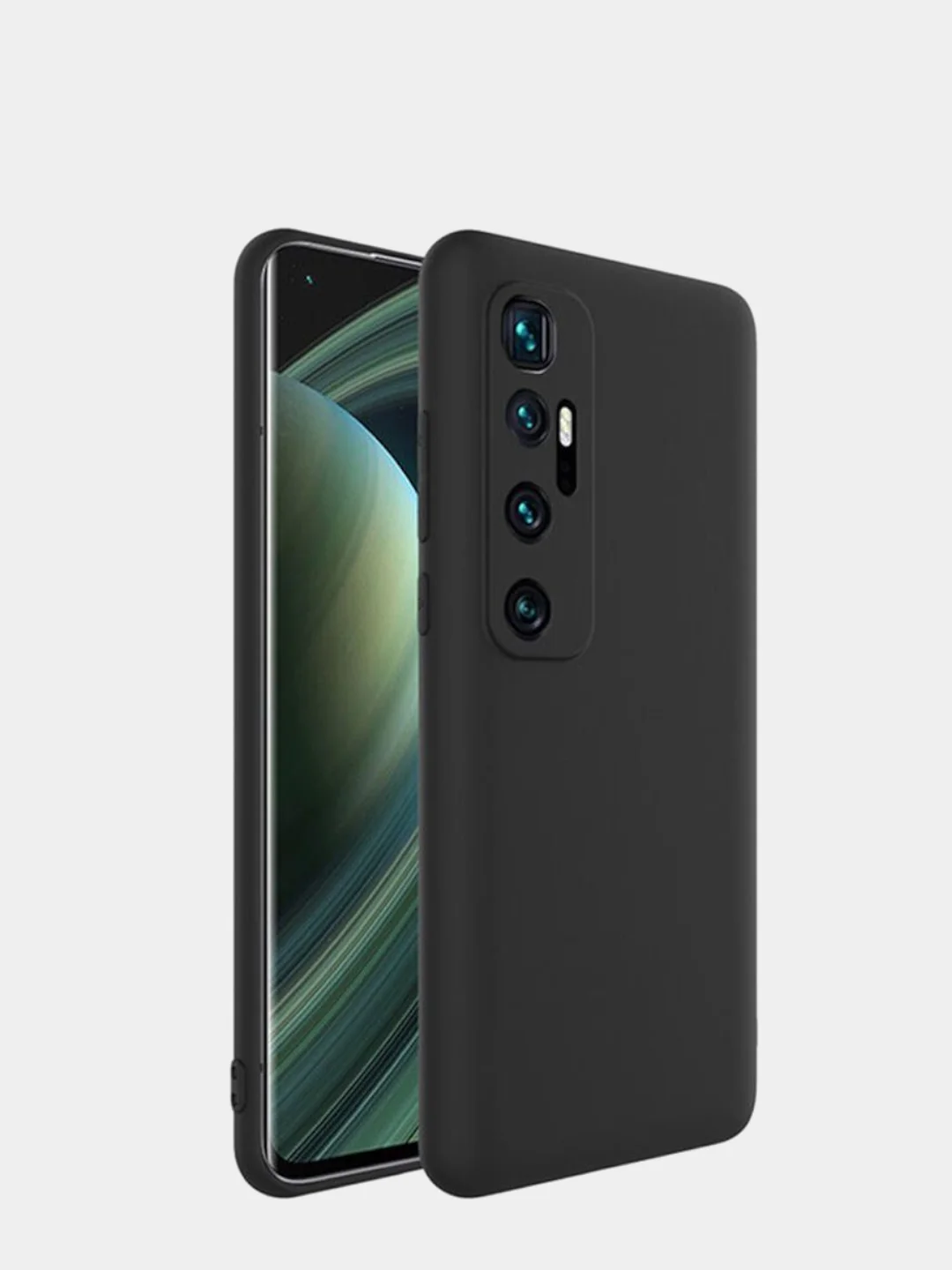 Чехол Xiaomi Mi 10 Ultra, Сяоми Ми 10 Ультра, черный, силиконовый