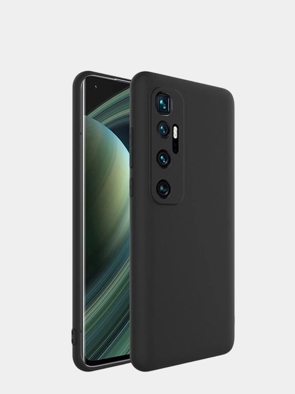 Чехол Xiaomi Mi 10 Ultra, Сяоми Ми 10 Ультра, черный, силиконовый