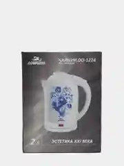 Белый чайник электрический Добрыня DO-1214 2.0л