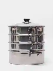 Серебряный мантоварка Sakura SA-673, 16,5 л, 26 см