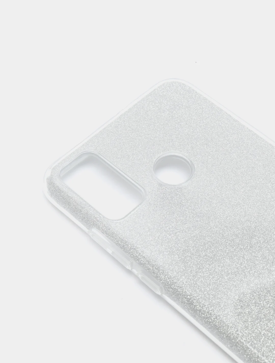 Серебряный чехол для Huawei Honor P40 Lite, P40 Lite E/9C, 9A, 30, 30S, 20, 10X Lite, Блеск