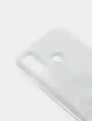 Серебряный чехол для Huawei Honor P40 Lite, P40 Lite E/9C, 9A, 30, 30S, 20, 10X Lite,  Блеск