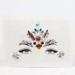 Индиго самоклеящиеся стразы для лица в наборе