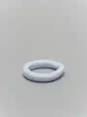 Белый резинки для волос бесшовные, 2 см