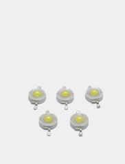 10 штук Светодиод мощный 1W 1Вт 3.4v Белый холодный 100LM 6500K