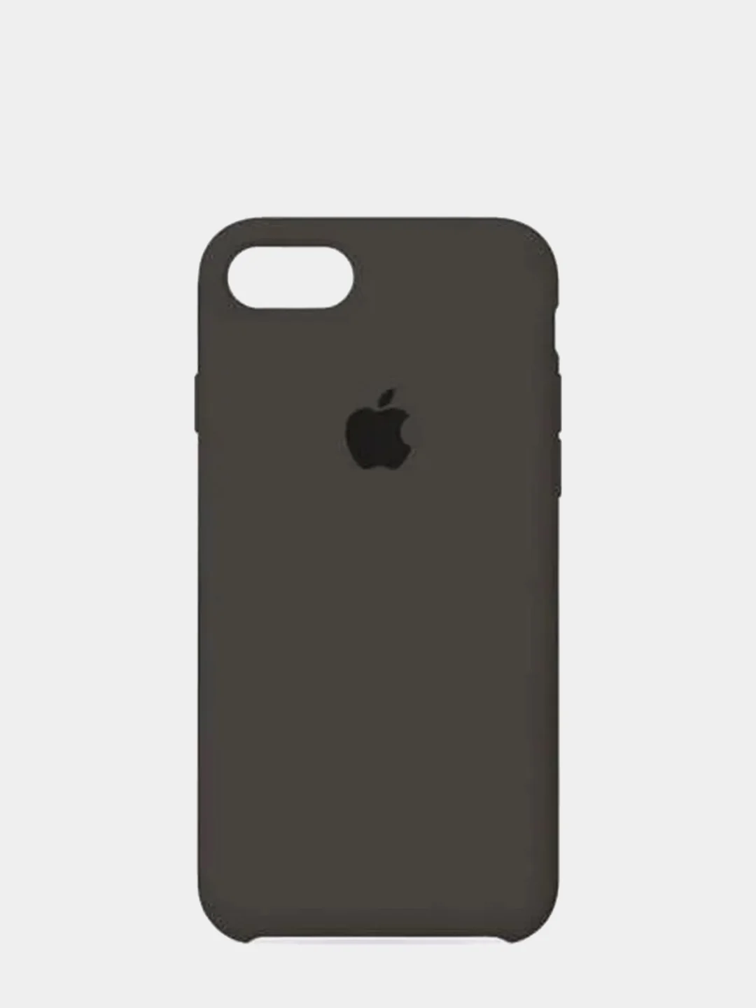 Угольный чехол Silicon Case для iPhone 7/8
