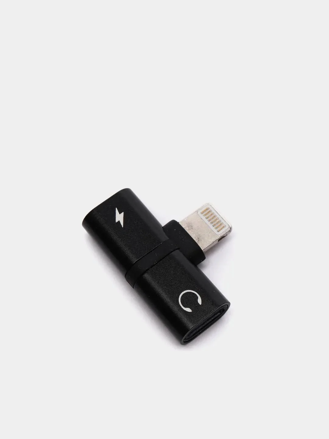 Адаптер переходник 2в1 для наушников Lightning и зарядки Lightning (apple) на iphone