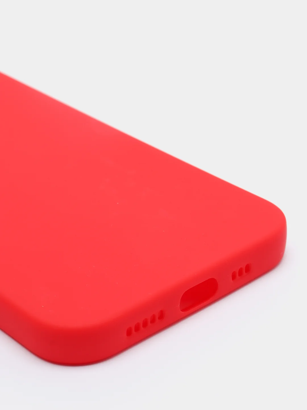 Красный чехол iPhone 11 14 13 12 Pro Mini Plus XR 7 8 SE 2020 силиконовый (Айфон ХР Про Мини Плюс)