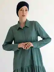 Темно-синий бони / шапочка под платок / подхиджабник / чалма / платок / хиджаб / мусульманская шапочка