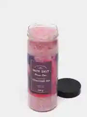 Кораллово-розовый морская и магниевая соль для ванн 700г мерцающая Ocean spa Подарок на новый год женщине