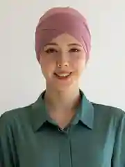 Коралловый меланж бони / шапочка под платок / подхиджабник / чалма / платок / хиджаб / мусульманская шапочка