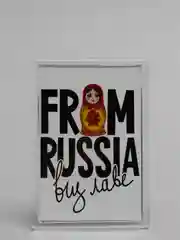 Багровый магниты на холодильник "Россия"