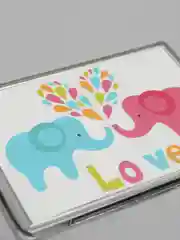 Голубой магниты на холодильник "Любовь. Часть 2"