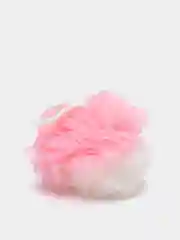 Розовый мочалка для тела двухцветная