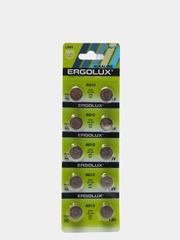 Батарейки Ergolux AG13 (LR44, L1154, A76, G13, 357, 303, SR44, V13GA) для игрушек