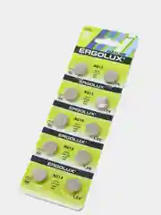 Батарейки Ergolux AG13 (LR44, L1154, A76, G13, 357, 303, SR44, V13GA) для игрушек