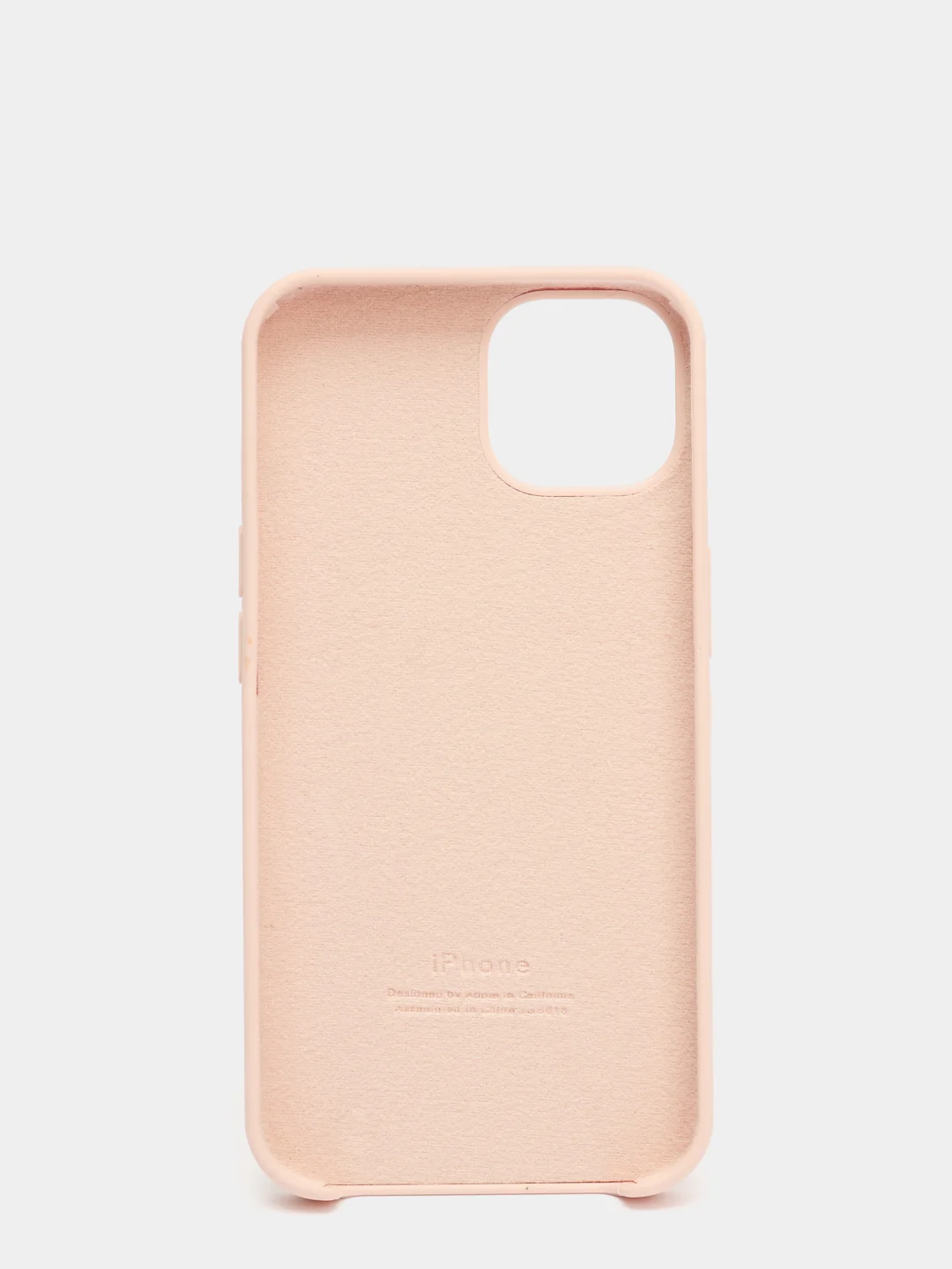 Кремовый чехол Silicone Case для iPhone 13 / 13 Pro / 13 Pro Max с открытым низом