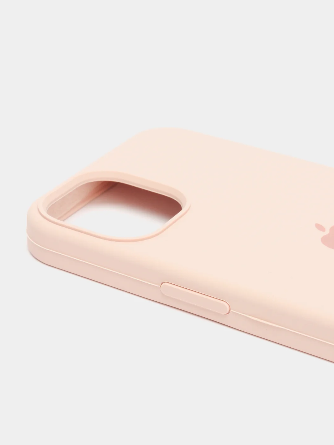 Кремовый чехол Silicone Case для iPhone 13 / 13 Pro / 13 Pro Max с открытым низом