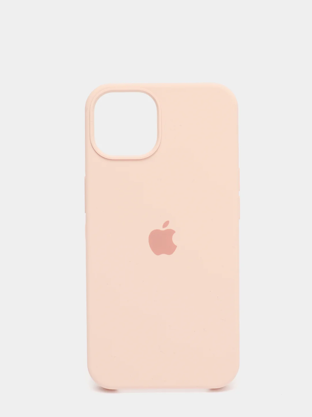 Кремовый чехол Silicone Case для iPhone 13 / 13 Pro / 13 Pro Max с открытым низом